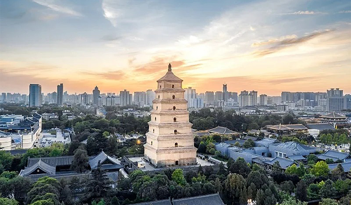 Xian Big Wild Goose Pagoda