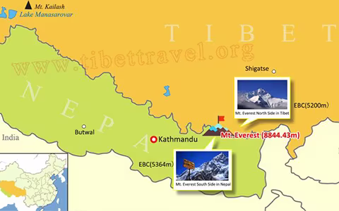 The Ultimate Mt Everest Tourist Route Maps