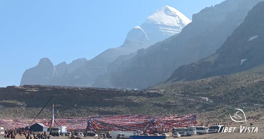 festivities at the foot of Mount Kailash