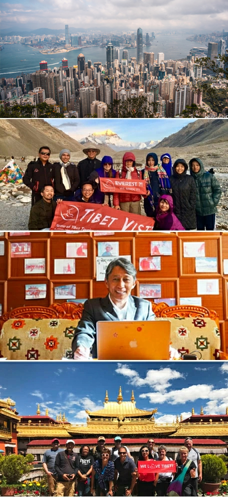 Happy Hong Kong Tibet small group tour moments