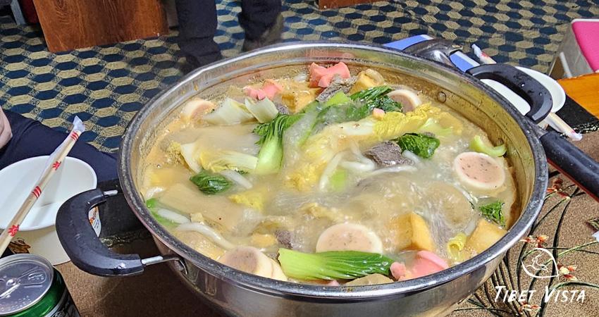 Hot-Pots in Tibet Everest Base Camp