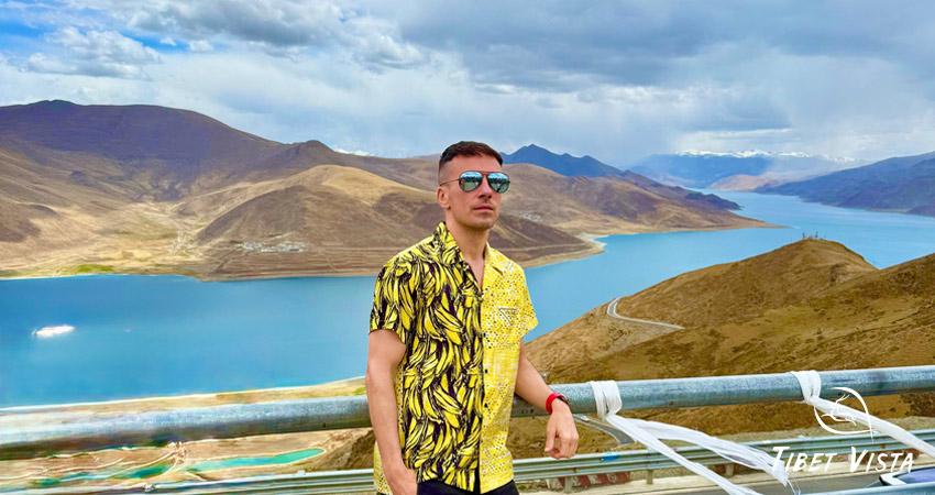 Visit the turquoise Yamdrok Lake