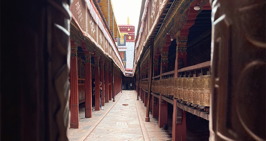 Giant Tibetan Praying Wheels