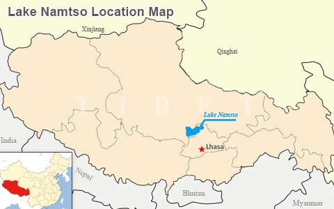 Namtso Lake Maps