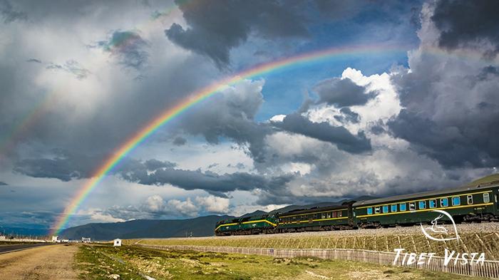 The scenic train to Tibet
