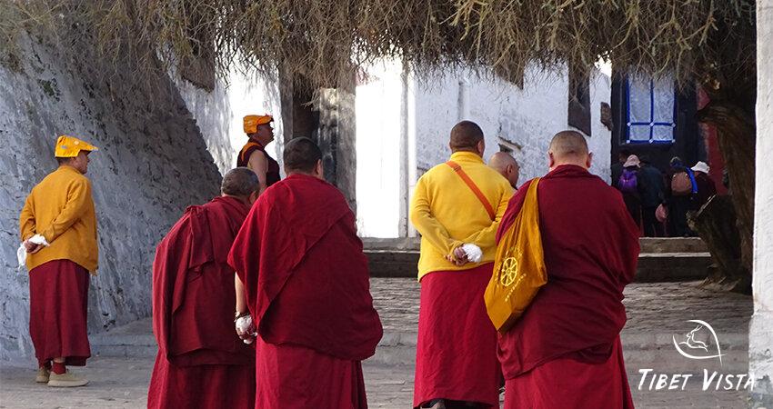 Tibetan Buddhist monks.