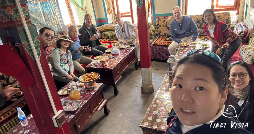 Visited a local Tibetan family