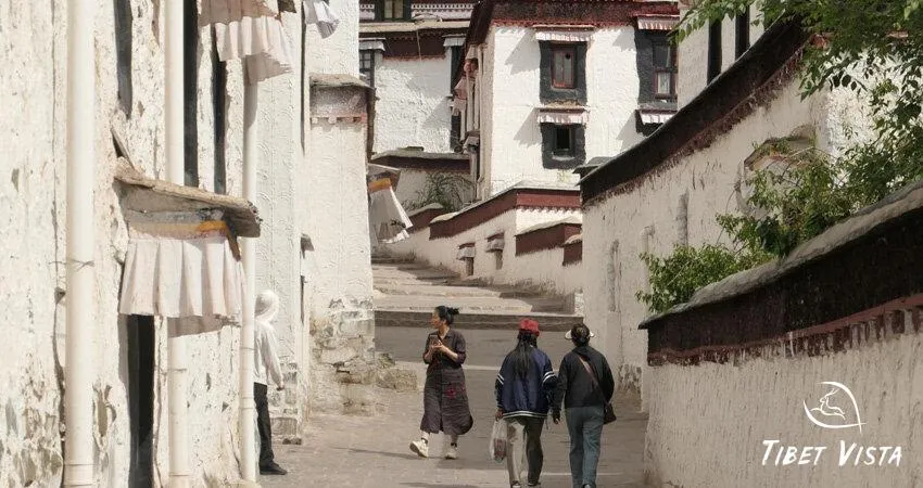 Wander through the alleys in the massive Tashilhunpo Monastery